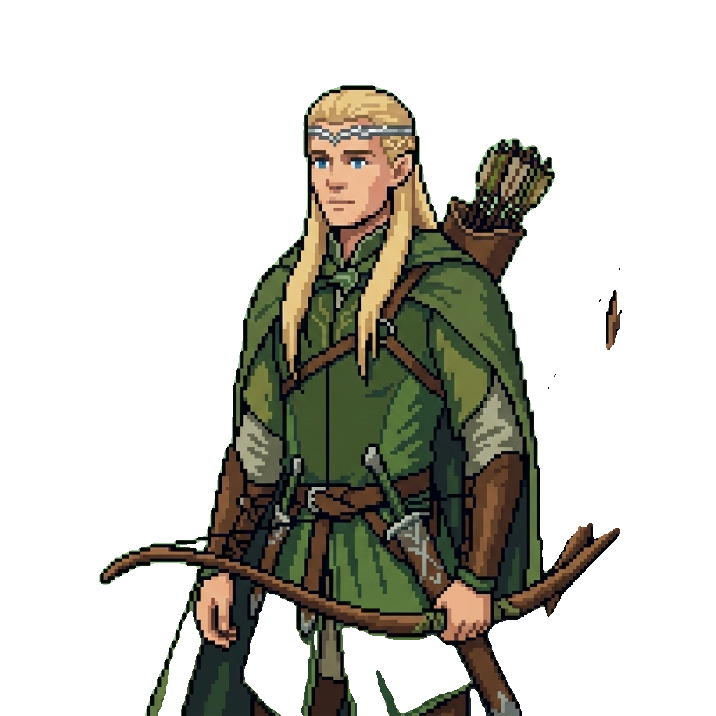 Sprite transparente de Legolas