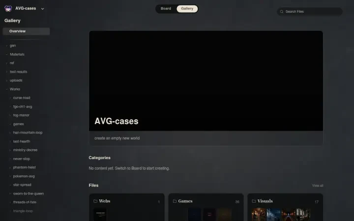 Neta Studio — visualização da galeria AVG-cases