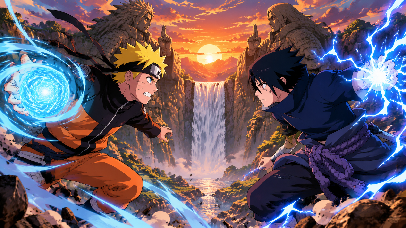 Naruto vs Sasuke: Duel — Ein KI-Anime-Kampfspiel von Neta Studio