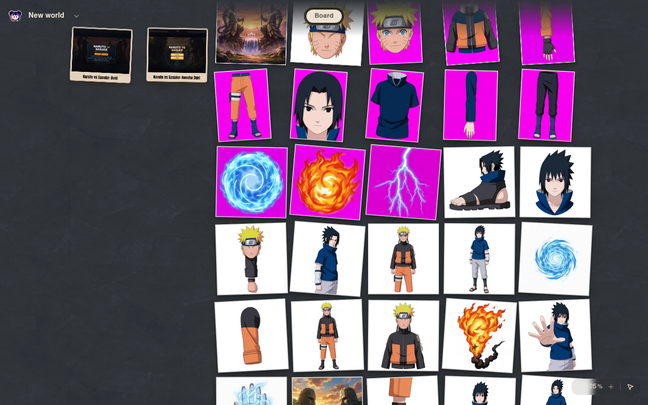 Neta Studio — World-Board von Naruto vs Sasuke: Duel