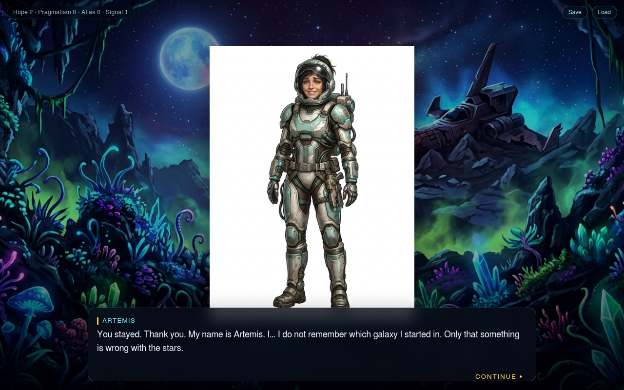 Gameplay — Artemis replies