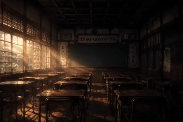 Cenário da sala de aula