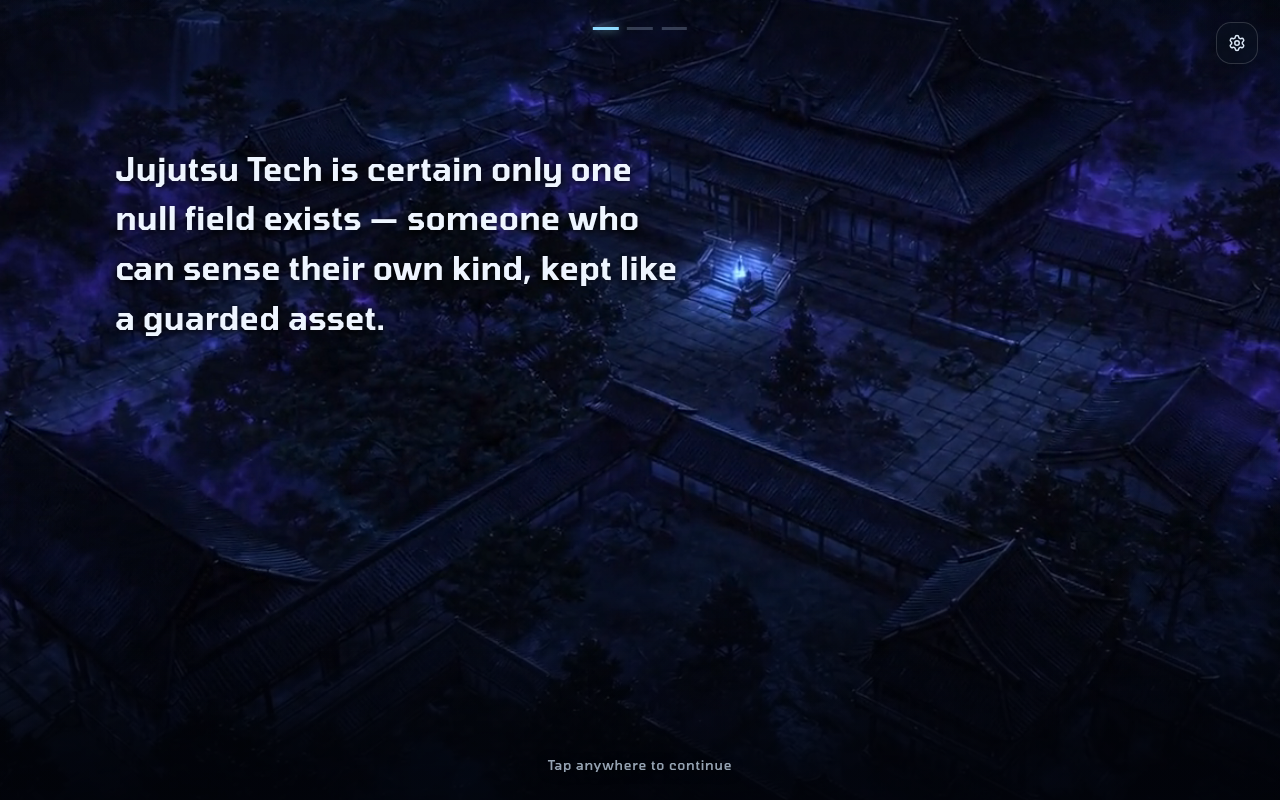 Gameplay — prologue d'ouverture