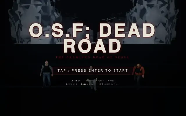 ゲームプレイ — 映画的なタイトル画面