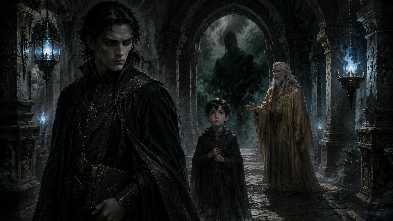 The Dark Citadel — Original Dark-Fantasy Illustration