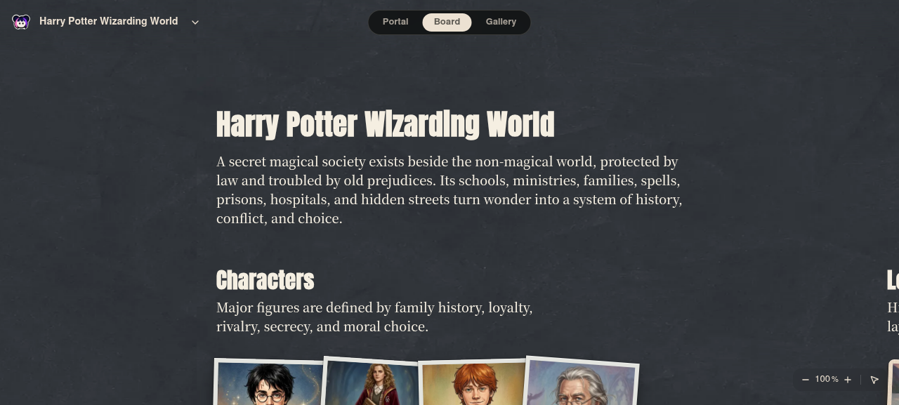 Neta Studio — Harry Potter Wizarding World board