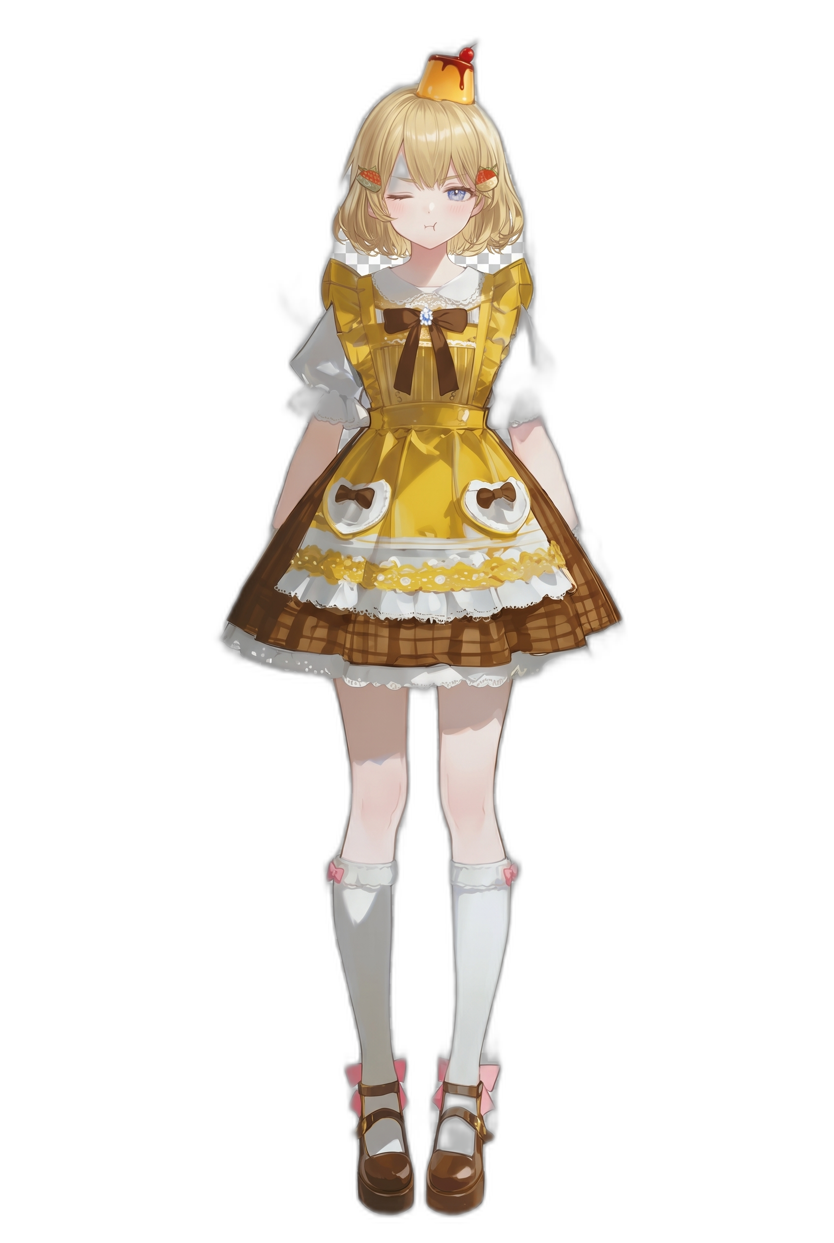 Pudding-chan – Sprite mit bitterem Ausdruck