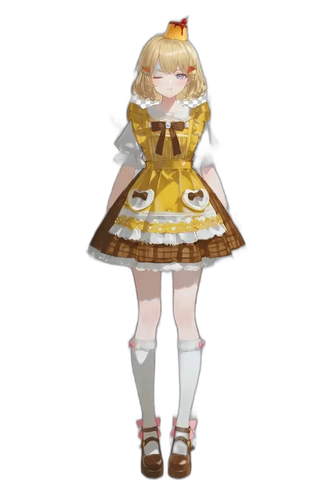 Pudding-chan – Sprite mit bitterem Ausdruck