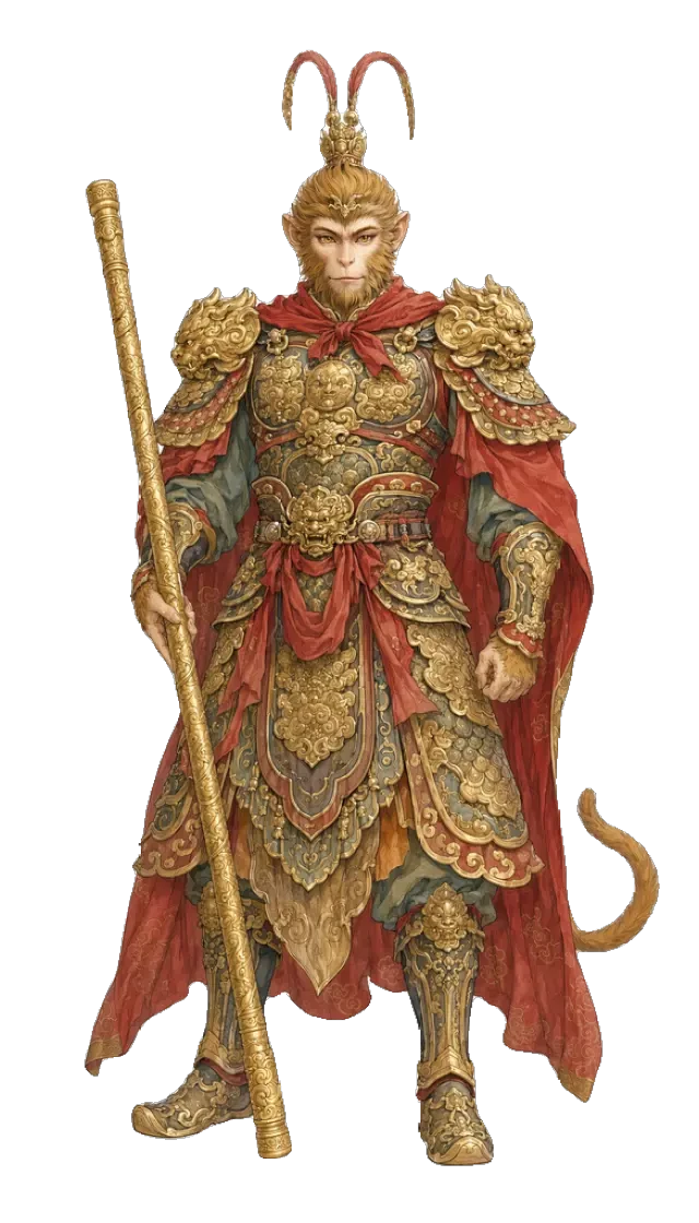 Sun-Wukong-Sprite (Gongbi)