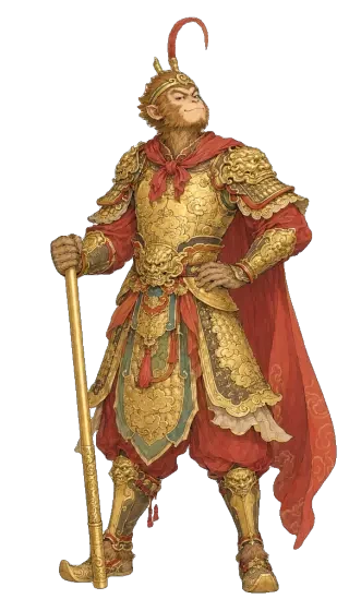 Sun Wukong proud sprite