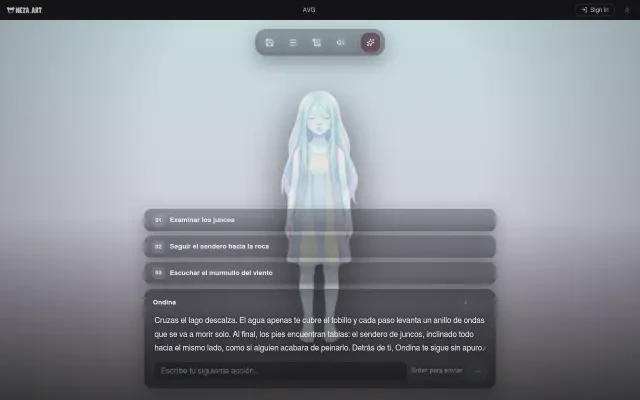 엘 레푸히오 데 라 푸에르타 레돈다 게임플레이 — 경로를 따라 더 나아간 장면