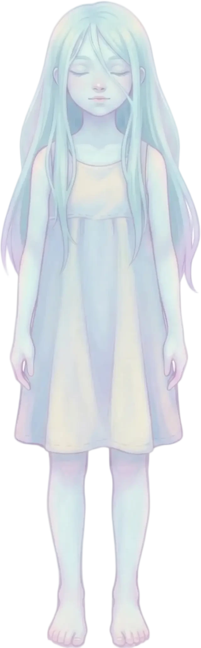 온디나 눈 깜빡임 투명 스프라이트