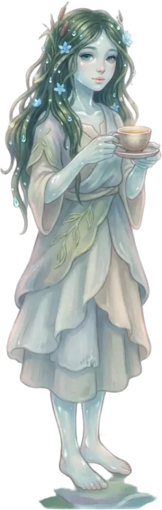 Ondina Charakter-Cover-Art transparenter Sprite