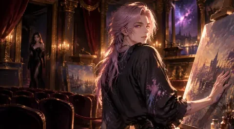 Gilded Omen — An AI-Built Interactive Roleplay (Art, Prophecy & the Painter Who Sees Deaths)