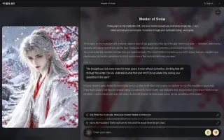Gameplay — der Eröffnungsmoment von Master of Snow
