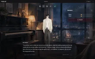 Gameplay — le panneau de relation Lien / Désir