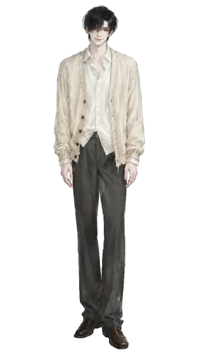 Xie Yanqiu — verspielter Ausdruck, transparentes Sprite