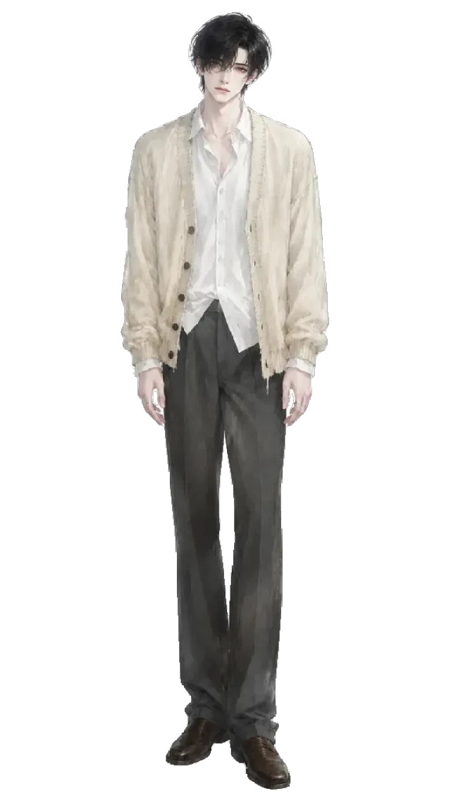 Xie Yanqiu — stiller Ausdruck, transparentes Sprite