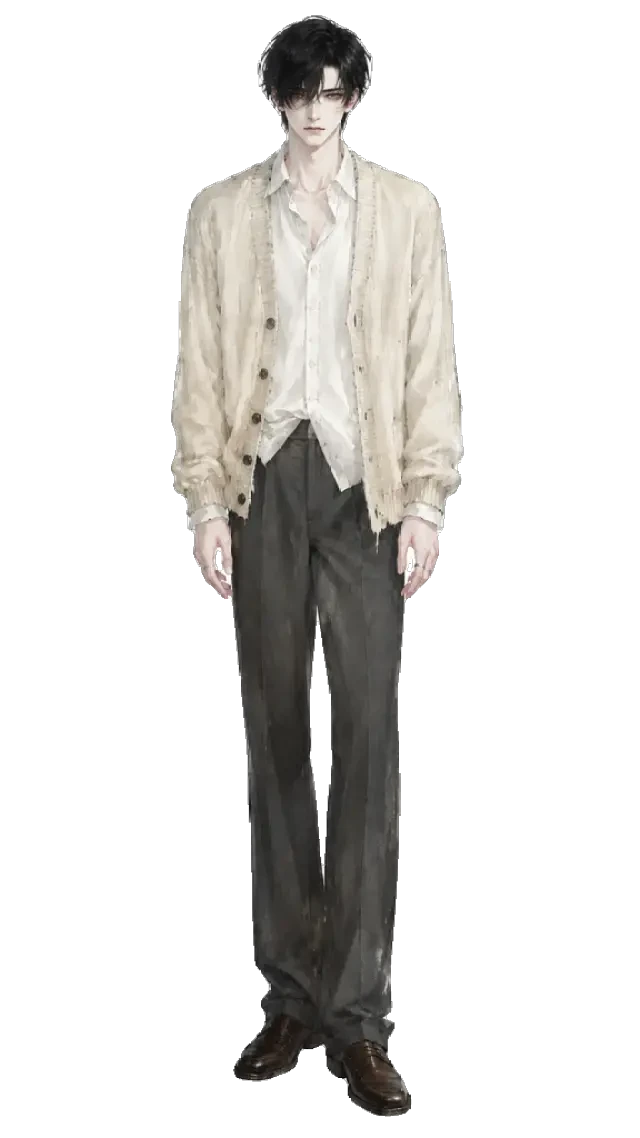 Xie Yanqiu — angespannter Ausdruck, transparentes Sprite
