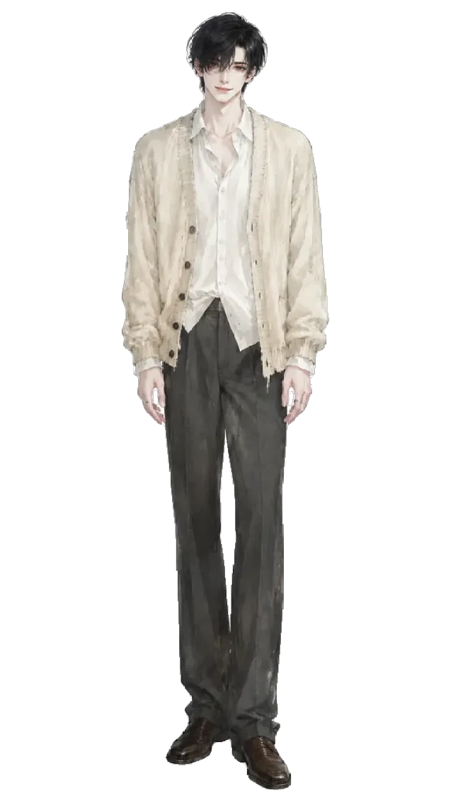 Xie Yanqiu — warmer Ausdruck, transparentes Sprite