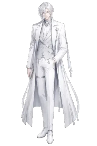 Sariel — tense expression, transparent sprite