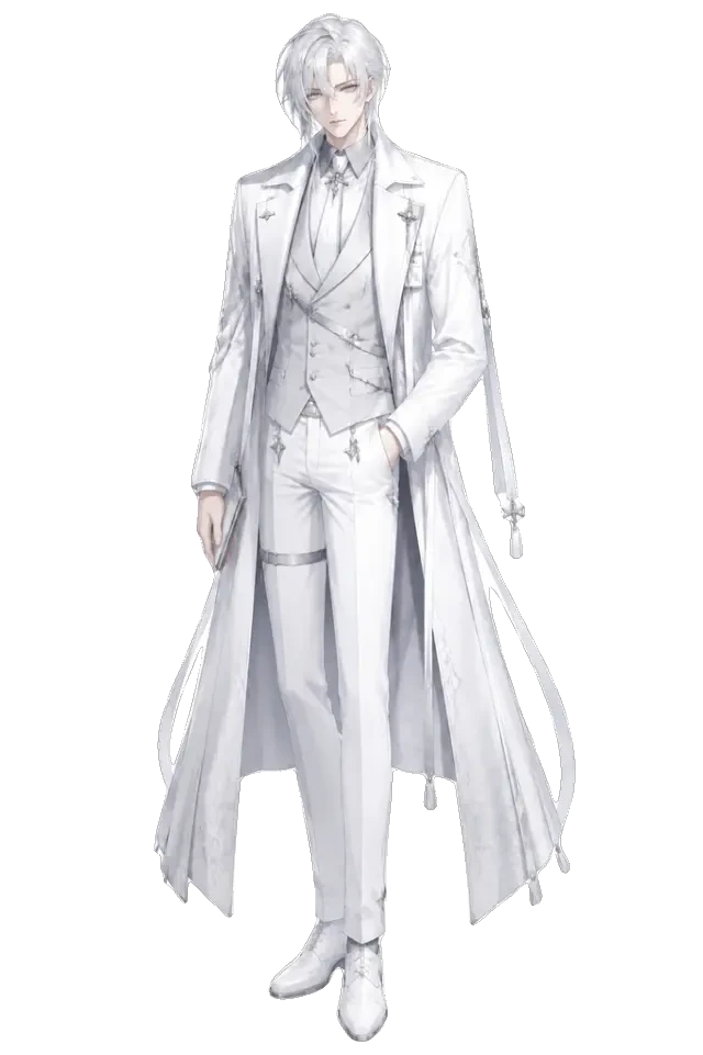 Sariel — tense expression, transparent sprite