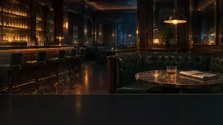 Szenenhintergrund — die Bar-Lounge nach Feierabend