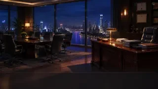 Szenenhintergrund — Wing & Associates, 40. Stock bei Nacht