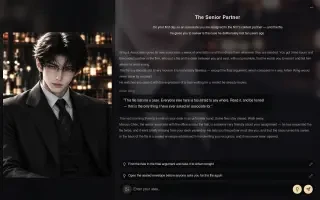 Gameplay — der Eröffnungsmoment von The Senior Partner