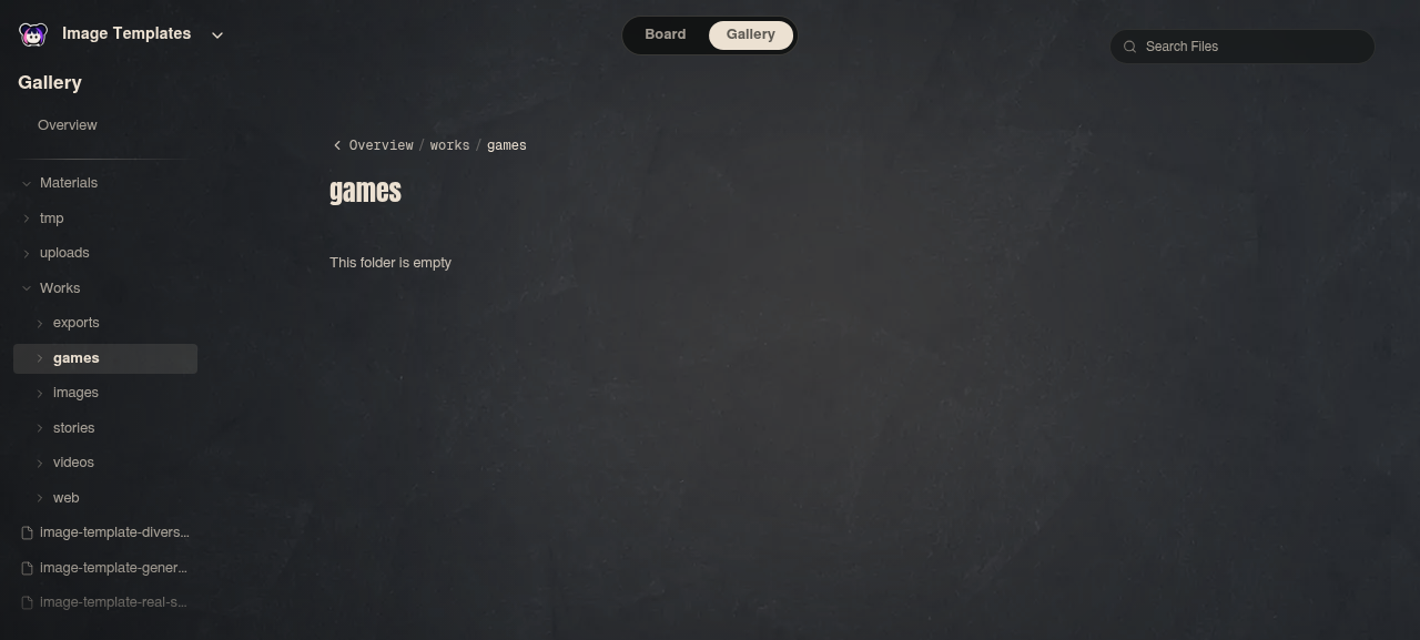 Neta Studio — Image Templates works folder