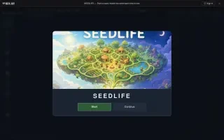 Gameplay — der Titelbildschirm
