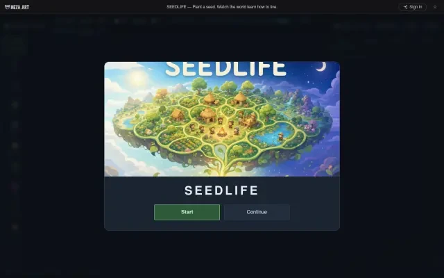 Gameplay — der Titelbildschirm