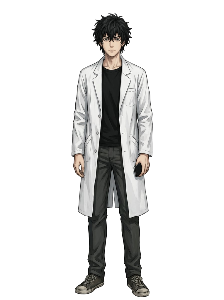 Rintaro Okabe neutral sprite