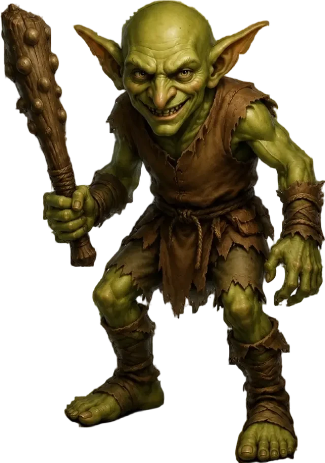 Sprite de trasgo — PNG transparente