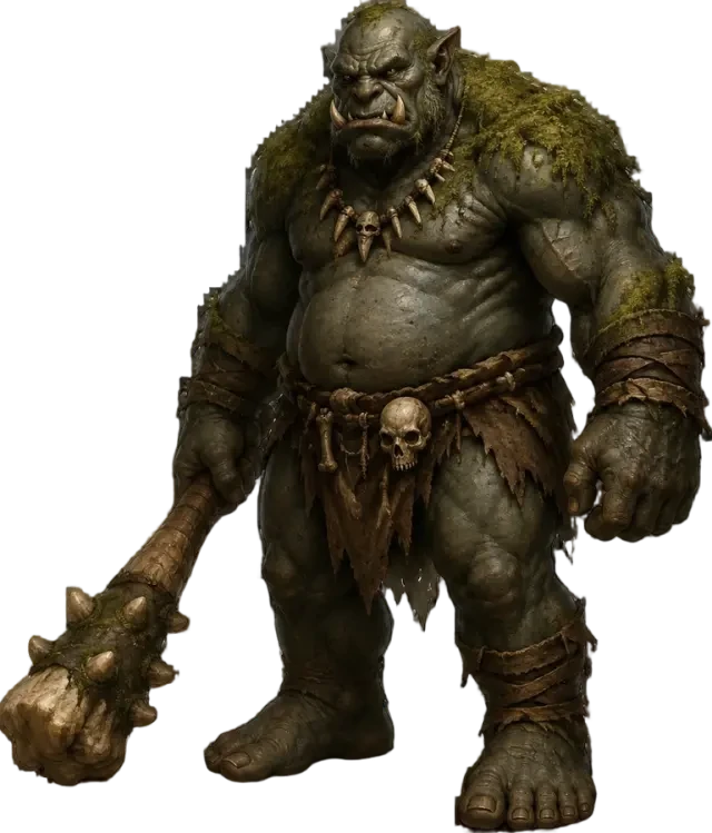 Sprite del Gigante de Musgo — PNG transparente