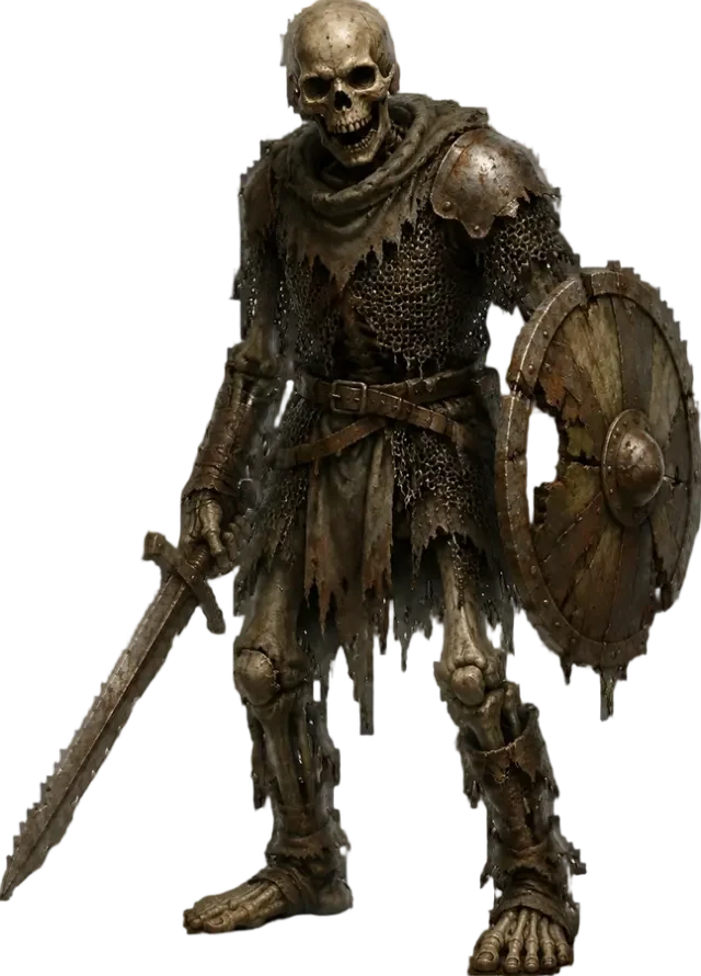 Sprite de esqueleto — PNG transparente