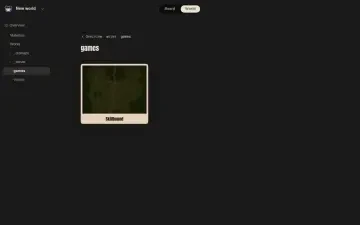 Neta Studio — ワークスペースツリーのゲームフォルダ