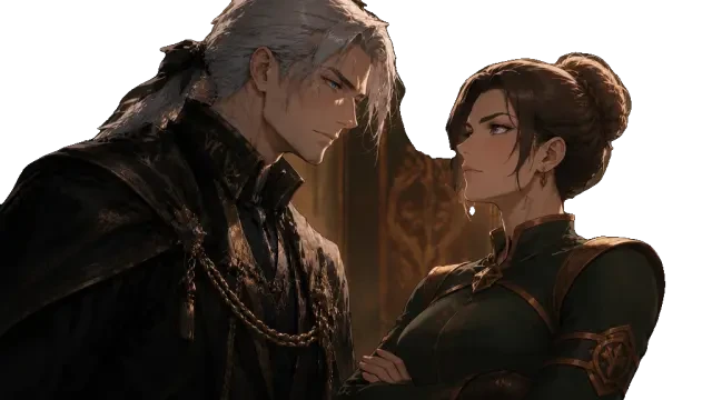 Noah und Mara — transparentes Sprite, Annäherungsszene