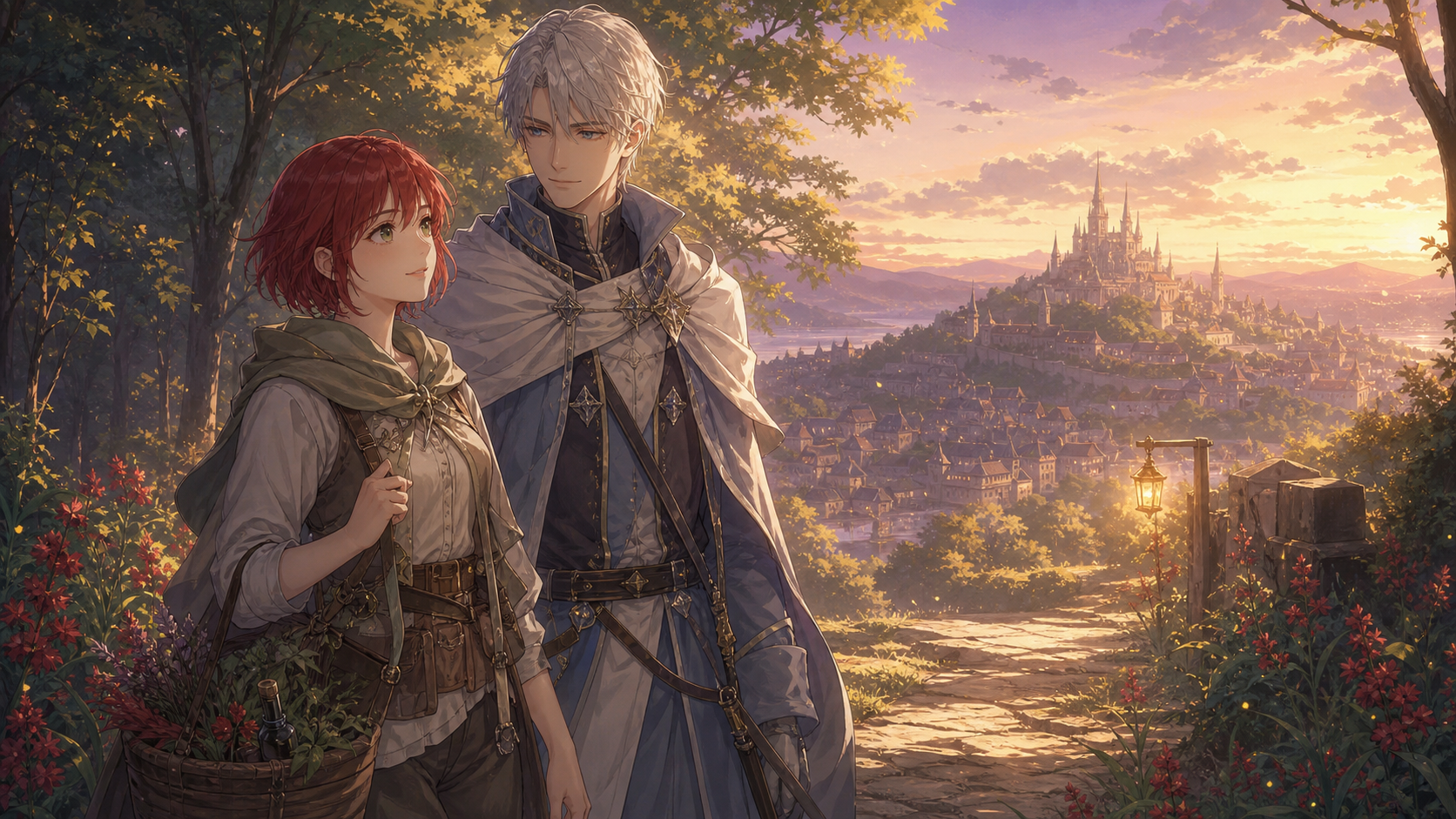 Red Herb — Snow White with the Red Hair KI-Romance-Spiel | Jetzt online spielen