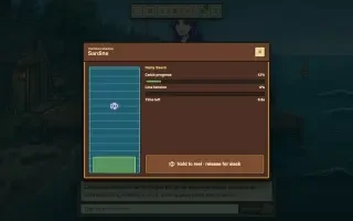 ゲームプレイ — 釣りミニゲーム
