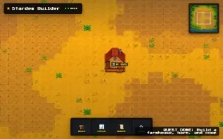 実際のゲームプレイ — グリッドに配置されたファームハウス