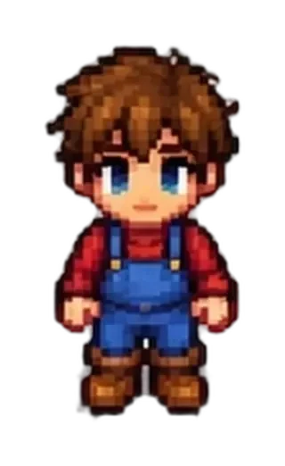 スプライト — プレイヤーキャラクターのファーマー