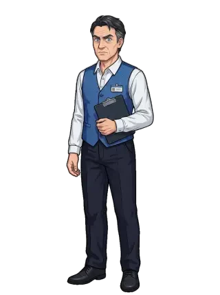 Morris-Sprite (angespannt)