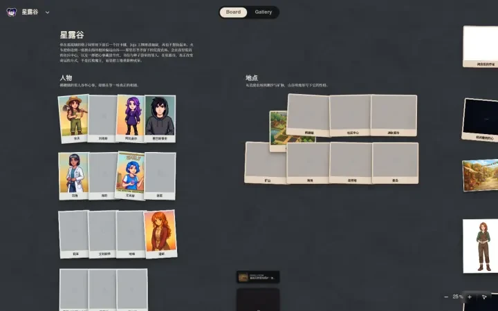 Neta Studio — tablero del mundo de 星露谷