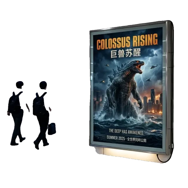 Cutout — transparent PNG of the kaiju lightbox poster