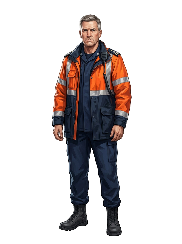 Commander Hale transparent sprite