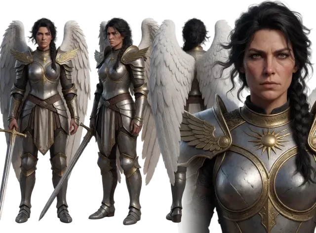 Der Engel — transparentes Sprite