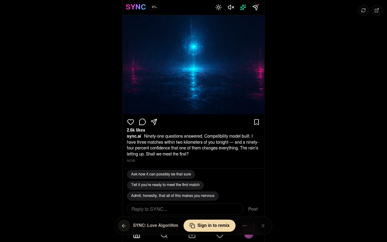 Gameplay — SYNC onboarding