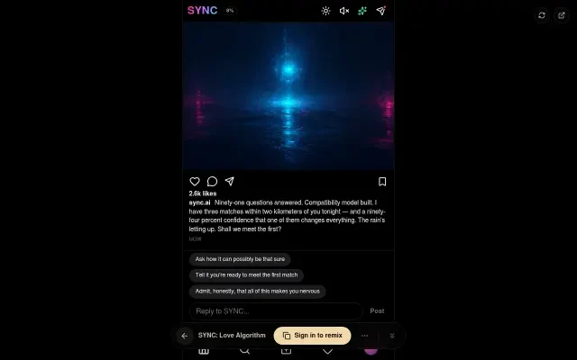 Gameplay — SYNC onboarding