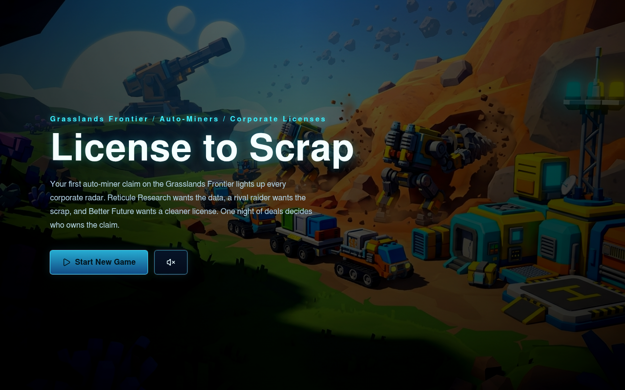 Gameplay — the title screen